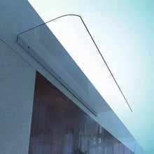 Laden Sie das Bild in den Galerie-Viewer, Vordach Türüberdachung Fensterüberdachung aus einem Teil. Haustürvordach. 60/80/100 cm