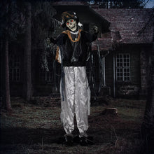 Laden Sie das Bild in den Galerie-Viewer, Halloween Dekoration Skelett Bräutigam 100 cm mit Geräuschen, Sound, Augenglühen