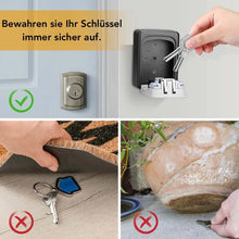 Laden Sie das Bild in den Galerie-Viewer, Schlüsseltresor mit Zahlencode für die Innen- und Außenmontage. Praktisch und viel sicherer als nur zu verstecken.