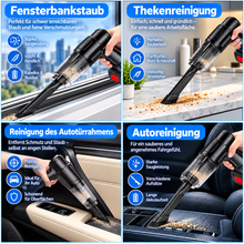 Laden Sie das Bild in den Galerie-Viewer, Autostaubsauger mit Akkus. Schluss mit Krümeln &amp; Schmutz im Auto! Handstaubsauger für zu Hause und Büro.