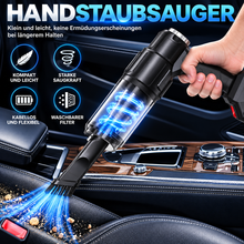 Laden Sie das Bild in den Galerie-Viewer, Autostaubsauger mit Akkus. Schluss mit Krümeln &amp; Schmutz im Auto! Handstaubsauger für zu Hause und Büro.