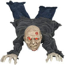 Laden Sie das Bild in den Galerie-Viewer, Halloween Dekoration heulender, kriechender Zombie 159 cm LED-Lichter Soundfunktion