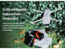 Laden Sie das Bild in den Galerie-Viewer, Stärkste tragbare Powerbank 60.000 mAh mit 65 Watt Schnell-Ladefunktionen. Smartphone 10 x laden.