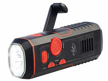 Laden Sie das Bild in den Galerie-Viewer, Taschenlampe Outdoor mit Kurbel inkl. Solar-Radio Kurbelradio. Überall einsetzbar. Unabhängig. Mit Sirene 120 db