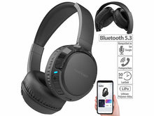 Laden Sie das Bild in den Galerie-Viewer, Kopfhörer der Extraklasse: Smartes Over-Ear-Headset mit Bluetooth 5.3, Akku, App, Equalizer