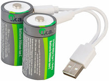 Laden Sie das Bild in den Galerie-Viewer, Neu: Kombi-Set Lithium-Ion-Akkus (USB-C Batterien aller Batteriesorten) welche sich überall aufladen lassen per USB