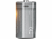 Laden Sie das Bild in den Galerie-Viewer, Neu: Kombi-Set Lithium-Ion-Akkus (USB-C Batterien aller Batteriesorten) welche sich überall aufladen lassen per USB