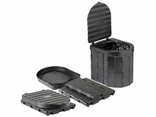 Laden Sie das Bild in den Galerie-Viewer, Faltbare mobile Toilette mit Deckel, 24 Beutel inklusive, bis 150 kg belastbar.