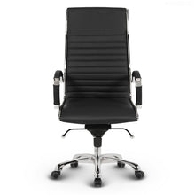 Laden Sie das Bild in den Galerie-Viewer, Design Chefsessel ELEGANTO hochwertiges Rindsleder 10 Jahre Garantie