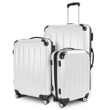 Laden Sie das Bild in den Galerie-Viewer, Kofferset 3-teilig komplett. Hartschalenkoffer. Reisekoffer. Komplettset. 3 Größen.
