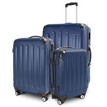 Laden Sie das Bild in den Galerie-Viewer, Kofferset 3-teilig komplett. Hartschalenkoffer. Reisekoffer. Komplettset. 3 Größen.