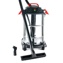 Laden Sie das Bild in den Galerie-Viewer, Nass- und Trockensauger 2300 Watt 30 Liter Edelstahlbehälter