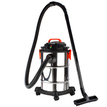 Laden Sie das Bild in den Galerie-Viewer, Nass- und Trockensauger 2300 Watt 30 Liter Edelstahlbehälter