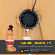 Laden Sie das Bild in den Galerie-Viewer, Aufblasbarer Lebkuchenmann, 238 cm mit LED-Beleuchtung. Weihnachten Deko Luftfigur wetterfest