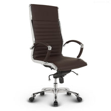 Laden Sie das Bild in den Galerie-Viewer, Design Chefsessel ELEGANTO hochwertiges Rindsleder 10 Jahre Garantie