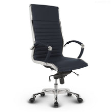 Laden Sie das Bild in den Galerie-Viewer, Design Chefsessel ELEGANTO hochwertiges Rindsleder 10 Jahre Garantie