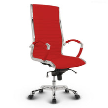 Laden Sie das Bild in den Galerie-Viewer, Design Chefsessel ELEGANTO hochwertiges Rindsleder 10 Jahre Garantie