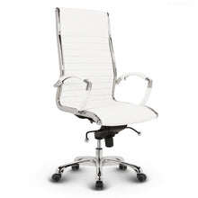 Laden Sie das Bild in den Galerie-Viewer, Design Chefsessel ELEGANTO hochwertiges Rindsleder 10 Jahre Garantie