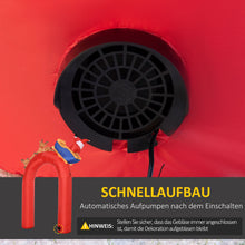 Laden Sie das Bild in den Galerie-Viewer, Aufblasbarer Weihnachtsbogen mit Rentierschlitten, 270 cm mit LED-Beleuchtung. Weihnachten Deko Luftfigur, wetterfest