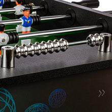 Laden Sie das Bild in den Galerie-Viewer, Turnier Tischfußball Tischkicker 60 kg. Verschiedene Farben z.B. Schwarz, Weiß, Braun, Holz oder diverse Motive. Massiv. Turniermaße.