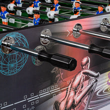 Laden Sie das Bild in den Galerie-Viewer, Turnier Tischfußball Tischkicker 60 kg. Verschiedene Farben z.B. Schwarz, Weiß, Braun, Holz oder diverse Motive. Massiv. Turniermaße.
