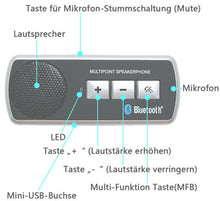 Laden Sie das Bild in den Galerie-Viewer, Auto-Freisprechanlage mit Bluetooth