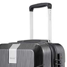 Laden Sie das Bild in den Galerie-Viewer, Luxus Handgepäck Koffer Trolley. Extrem stabil aus Polycarbonat! Schwarz, Silber, Anthrazit oder Blau.