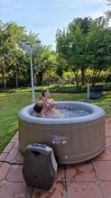 Laden Sie das Bild in den Galerie-Viewer, Whirlpools aufblasbar TÜV geprüft, 4 Personen SPA. Selbstaufblasend, beheizter Pool Outdoor &amp; Indoor