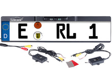 Laden Sie das Bild in den Galerie-Viewer, Funk-Rückfahrkamera im Nummernschild-Halter mit 10,9-cm-TFT-Monitor (Funk Rückfahrkamera Komplettsystem)