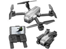 Laden Sie das Bild in den Galerie-Viewer, Faltbarer GPS-Quadrocopter, Video-Drohne, Foto-Drohne m. 4K-Cam. WLAN, Follow-Me, Gyroskop.