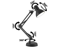 Laden Sie das Bild in den Galerie-Viewer, Retro-Schreibtischlampe mit LED-Filament-Lampe, 470 lm, 4 W, warmweiß