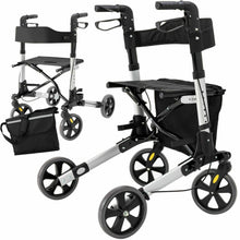 Laden Sie das Bild in den Galerie-Viewer, Rollator mit Alurahmen, modern, klappbar, Leichtgewichtsrollator als Laufhilfe, Gehhilfe