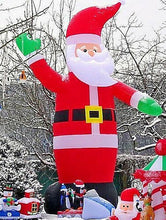 Laden Sie das Bild in den Galerie-Viewer, Weihnachtsmann - aufblasbar. Mit LED-Beleuchtung. Bester Blickfänger. 1,95 - 10 Meter Höhe.