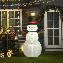 Laden Sie das Bild in den Galerie-Viewer, Aufblasbarer Schneemann, 182 cm mit LED-Beleuchtung. Weihnachten Deko Luftfigur