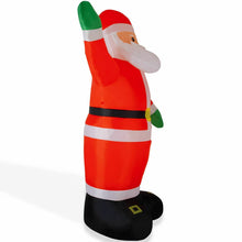 Laden Sie das Bild in den Galerie-Viewer, Weihnachtsmann - aufblasbar. Mit LED-Beleuchtung. Bester Blickfänger. 1,95 - 10 Meter Höhe.
