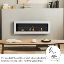 Laden Sie das Bild in den Galerie-Viewer, Ethanol-Kamin Bio-Ethanol-Brenner 3 Brennboxen 3 Std. Brenndauer Schwarz oder Weiß.