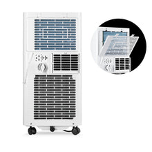 Laden Sie das Bild in den Galerie-Viewer, Mobile Klimaanlage 2100 Watt, 7000 BTU, R290. Farbe: Weiß.