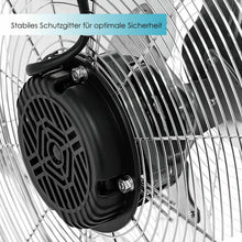 Laden Sie das Bild in den Galerie-Viewer, Windmaschine Bodenventilator Ø50 cm mit 100 Watt. Extrem stark aber sehr leise