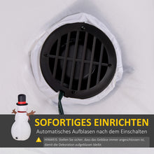 Laden Sie das Bild in den Galerie-Viewer, Aufblasbarer Schneemann, 182 cm mit LED-Beleuchtung. Weihnachten Deko Luftfigur