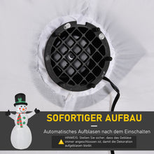 Laden Sie das Bild in den Galerie-Viewer, Aufblasbarer Schneemann, 193 cm mit LED-Beleuchtung. Weihnachten Deko Luftfigur