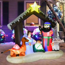 Laden Sie das Bild in den Galerie-Viewer, Aufblasbarer Weihnachtsbogen, 180 cm mit LED-Beleuchtung. Weihnachten Deko Luftfigur