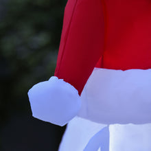 Laden Sie das Bild in den Galerie-Viewer, Aufblasbarer Weihnachts-Eisbär, 180 cm mit LED-Beleuchtung. Weihnachten Deko Luftfigur