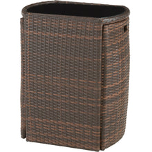 Laden Sie das Bild in den Galerie-Viewer, Polyrattan Sitzgruppe 2er Set mit Tisch. Bistrotisch, Bistroset. platzsparend ineinander zu schieben. 3 Farben.