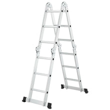 Laden Sie das Bild in den Galerie-Viewer, Multifunktionsklappleiter  4,60 m oder 5,7 m Länge. Einklappbar.