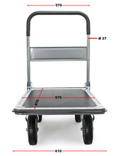 Laden Sie das Bild in den Galerie-Viewer, Plattformwagen für schwere Lasten bis 350 kg. Luftbereift.