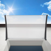 Laden Sie das Bild in den Galerie-Viewer, Vordächer (Regenschutz) mit Rahmen 120/150/200/300 cm Breite. Beliebig erweiterbar.