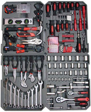 Laden Sie das Bild in den Galerie-Viewer, Aktion nur 139,- netto: Werkzeugkoffertrolley 186 Teile - Aus hochwertigem Chrom-Vanadium-Stahl!
