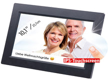 Laden Sie das Bild in den Galerie-Viewer, Bilder vom Handy mit 3 Klicks auf den Bilderrahmen senden: WLAN-Bilderrahmen mit 25,7-cm-IPS-Touch.